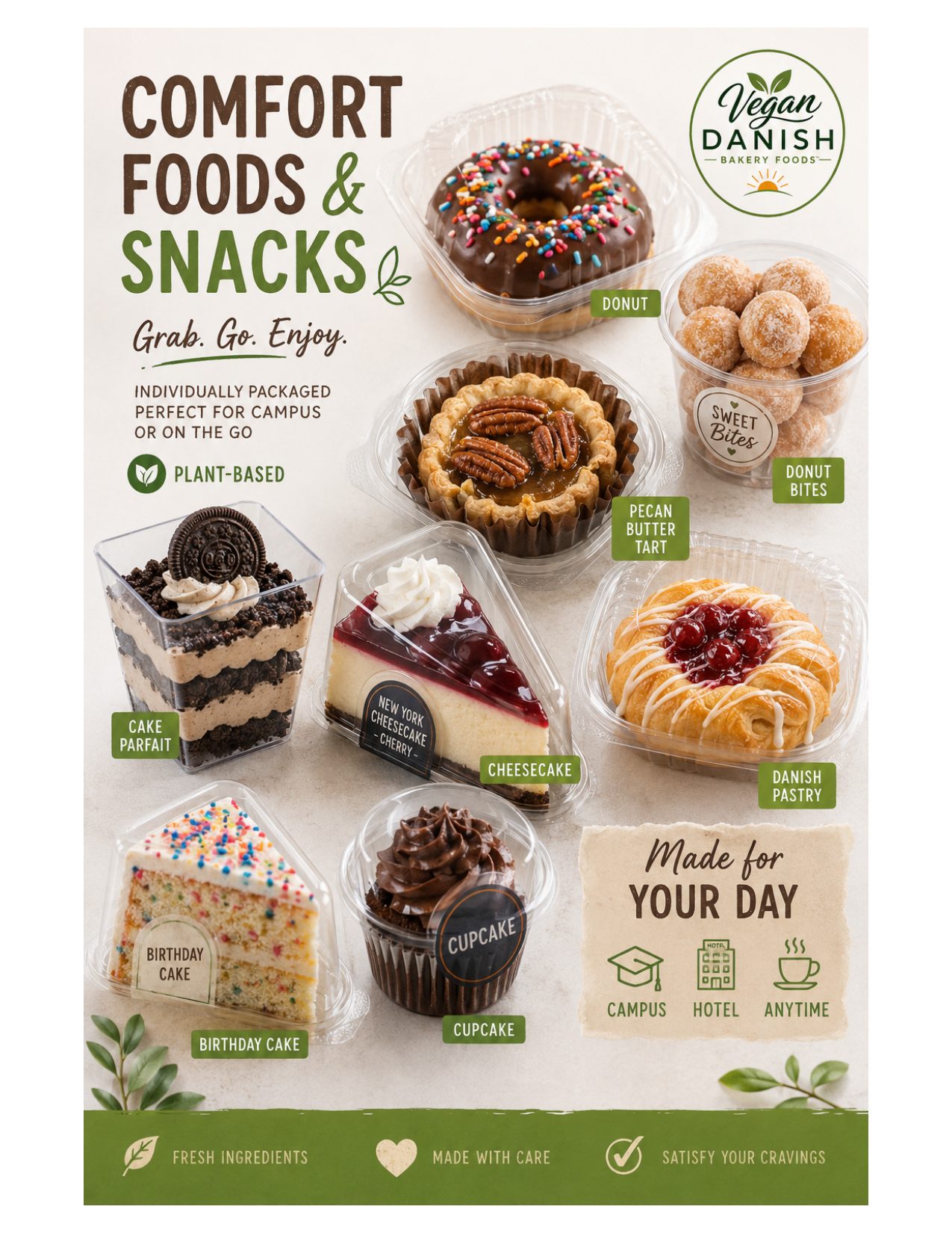 Comfort Foods & Snacks sell sheet preview